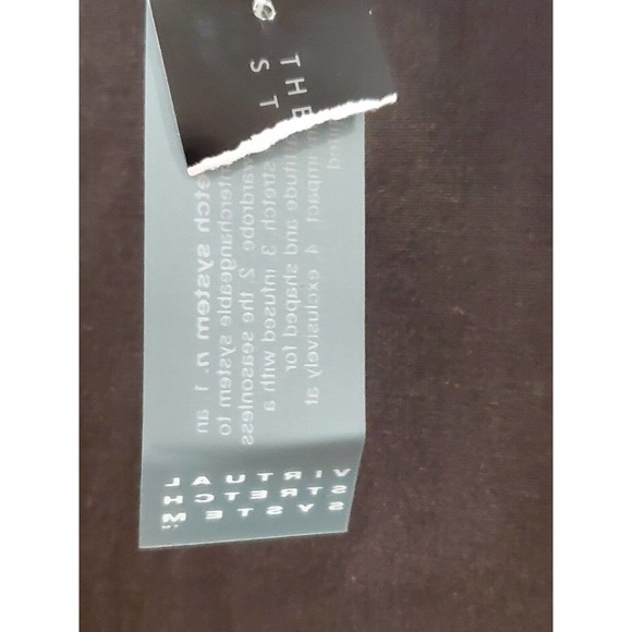 The Limited Stretch Women's Solid Brown Polyester Straight Knee Length Skirts 12 - Picture 5 of 7